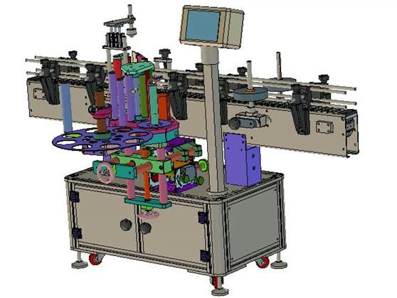 Automatic Round Bottle Labeling Machine 