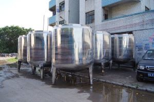 Siment tal-GMP Stainless Steel Customized Ilma Tank tal-Ħażna