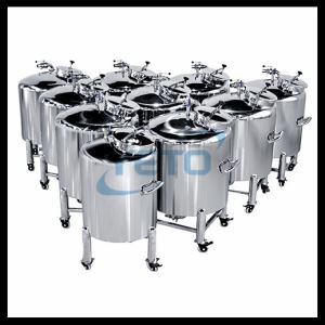 Stainless Steel Final Krema Prodotti Tank tal-Ħażna ssiġillat għal Cosemtic