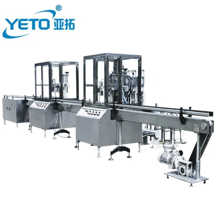 Awtomatiku Aerosol Spray Can Gas Mili Issiġillar linja ta 'produzzjoni equpment