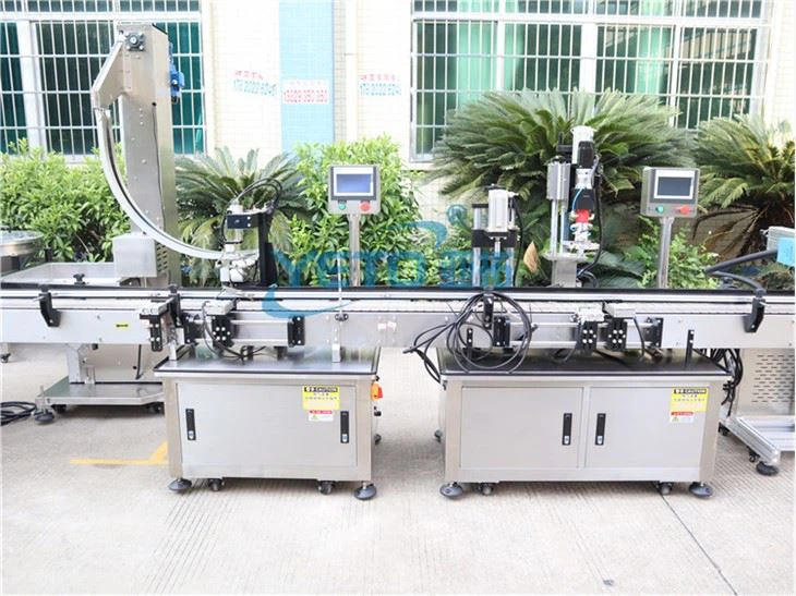 Automatic Powder Filling Capping Machine