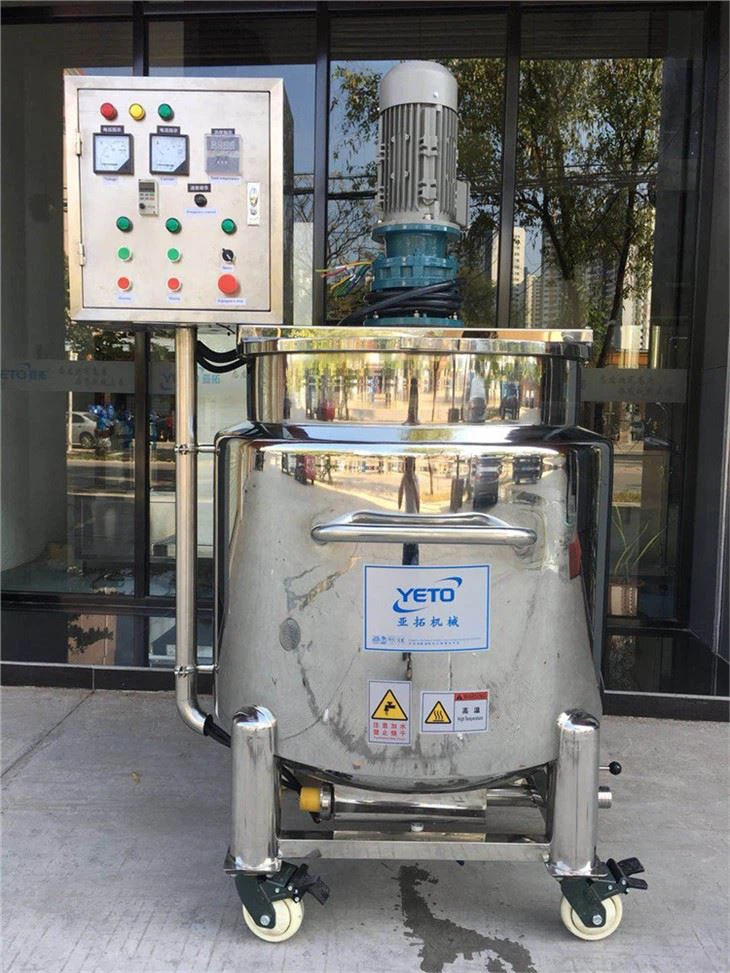 Liquid Soap Products Three Layer Heating Blending Mixer without Homogenizer