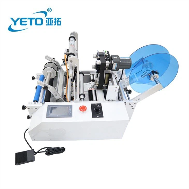 Magni tat-Tikkettar tal-Istampatur tal-Istampatur tal-Stiker tal-Flixkun Tond Semi Awtomatiku